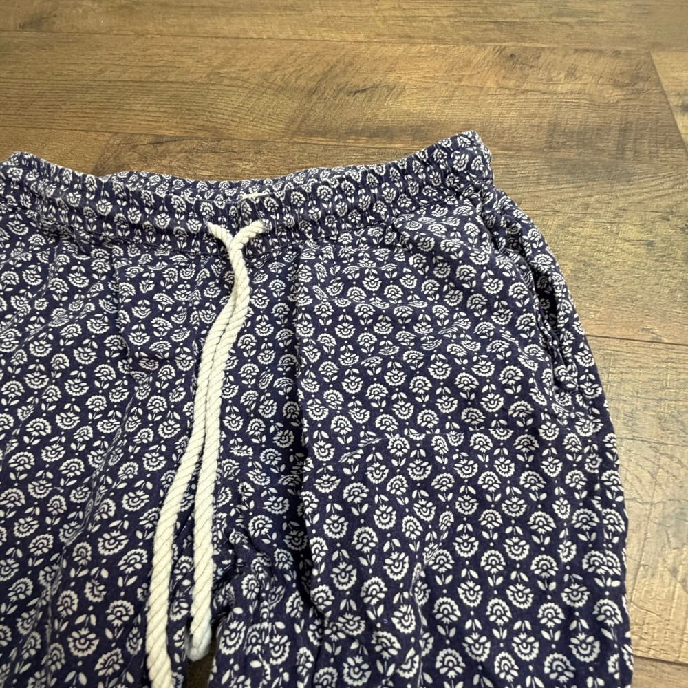 Roxy Purple White Floral Paisley Boho Beach Lounge Pants‎ Drawstring Small - Picture 10 of 11